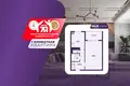 Appartement 1 chambre 35 m² Minsk, Bélarus