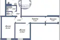 2 room apartment 58 m² Baranavichy, Belarus