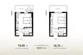 1 room apartment 19 m² Skorka, Poland