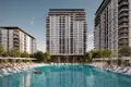 Residential complex New Park Lane Residence with a swimming pool and green areas, Dubai Hills, Dubai, UAE