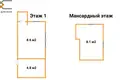 Maison 22 m² Hajnienski sielski Saviet, Bélarus