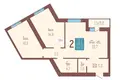 Appartement 67 m² Kaliningrad, Russie