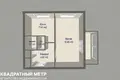 1 room apartment 34 m² Minsk, Belarus