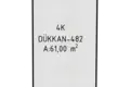 Apartment 61 m² Aksu, Turkey