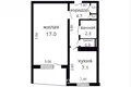 1 bedroom apartment 33 m² Minsk, Belarus