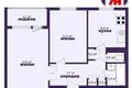 2 room apartment 52 m² Minsk, Belarus