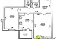 2 room apartment 53 m² Lida, Belarus
