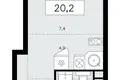 1 room apartment 20 m² Kommunarka, Russia