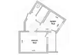 Apartamento 1 habitación 37 m² Brest, Belarús