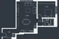 Mieszkanie 2 pokoi 65 m² Ryga, Łotwa
