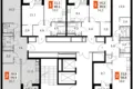 2 room apartment 60 m² Moscow, Russia