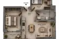Wohnung 3 zimmer 77 m² Muratpasa, Türkei