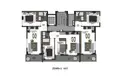 Квартира 2 комнаты 56 м² Оба, Турция