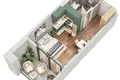 Studio 1 zimmer 33 m² Batumi, Georgien