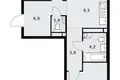 Apartamento 3 habitaciones 60 m² Vnukovo, Rusia