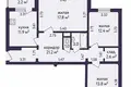 Apartamento 3 habitaciones 84 m² Minsk, Belarús