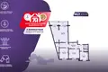 3 room apartment 83 m² Salihorsk, Belarus