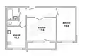 Wohnung 2 zimmer 58 m² Wysokaje, Belarus