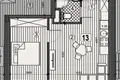 Apartamento 2 habitaciones 36 m² Riga, Letonia