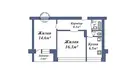 Wohnung 2 zimmer 50 m² Baranawitschy, Belarus