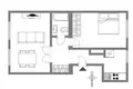 Квартира 2 комнаты 63 м² Варшава, Польша