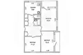 Квартира 3 комнаты 67 м² Кобрин, Беларусь