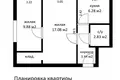 2 room apartment 42 m² Nyasvizh, Belarus