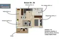 Mieszkanie 2 pokoi 36 m² Wilno, Litwa