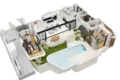 5-Schlafzimmer-Villa 1 216 m² Choeng Thale, Thailand