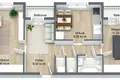 2 room apartment 55 m² Klaipėda, Lithuania