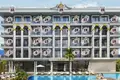 Wohnkomplex New residence with a swimming pool, a tennis court and a mini golf course close to the sea and the city center, Oba, Turkey