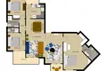 Attique 3 chambres 144 m² en Limassol, Chypre