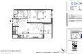 Квартира 2 комнаты 46 м² Познань, Польша