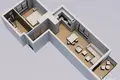Apartamento 1 habitacion 47 m² Tivat, Montenegro