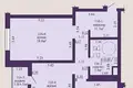 Wohnung 2 zimmer 61 m² Minsk, Belarus