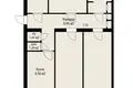 Квартира 5 комнат 84 м² Минск, Беларусь