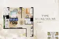 Квартира 3 комнаты 75 м² Пномпень, Камбоджа