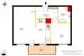 Appartement 2 chambres 55 m² Varsovie, Pologne