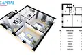 3 room apartment 62 m² Klaipėda, Lithuania