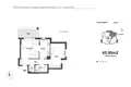 2 room apartment 66 m² Warsaw, Poland