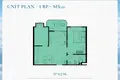 Appartement 1 chambre 56 m² Rawai, Thaïlande