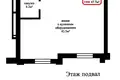 1 room apartment 48 m² Minsk, Belarus