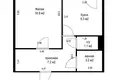 Appartement 1 chambre 40 m² Barawliany, Bélarus