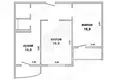 Wohnung 2 zimmer 58 m² Muchaviecki sielski Saviet, Belarus