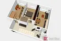 Apartamento 4 habitaciones 68 m² Praga, Chequia