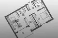 Apartamento 1 habitacion 51 m² Boreti, Montenegro