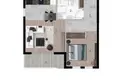 Квартира 1 комната 42 м² Бар, Черногория