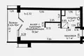 1 bedroom apartment 31 m² Kopishche, Belarus