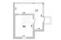 Haus 19 m² Znamienski sielski Saviet, Belarus