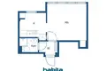 Квартира 1 комната 28 м² Helsinki sub region, Финляндия
